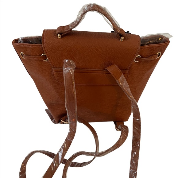 Tan Drawstring Backpack - Picture 4 of 4